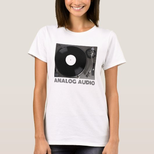 Turntable für Audiophile T-Shirt (Vorderseite)
