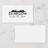 Turntable-Geschäfts-Karte DJ CD Visitenkarte (Vorne/Hinten)