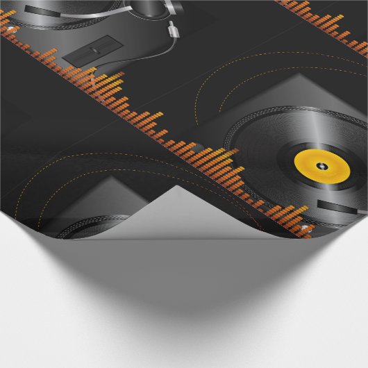 Turntable-glattes Verpackungs-Papier Geschenkpapier (Ecke)
