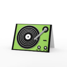 Turntable Greeting Card