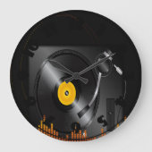 Turntable Große Wanduhr (Vorderseite)