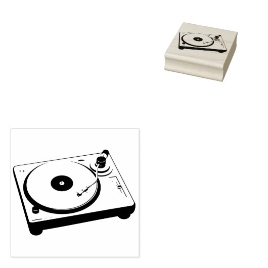 Turntable Gummistempel (Stempel)