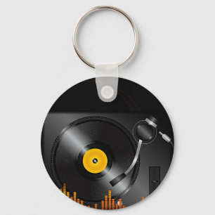 Turntable Keychain Schlüsselanhänger
