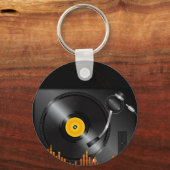 Turntable Keychain Schlüsselanhänger (Vorderseite)