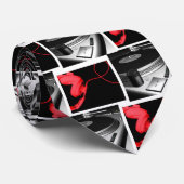 Turntable, Kopfhörer, Krawatte (Gerollt)