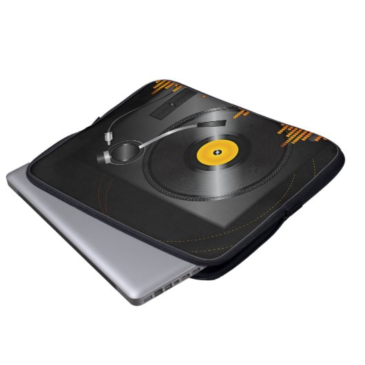 Turntable-Laptop-Hülse Laptopschutzhülle (Vorne Knopf)