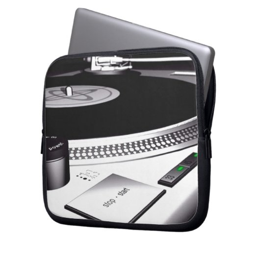 Turntable Laptopschutzhülle (Vorderseite Links)