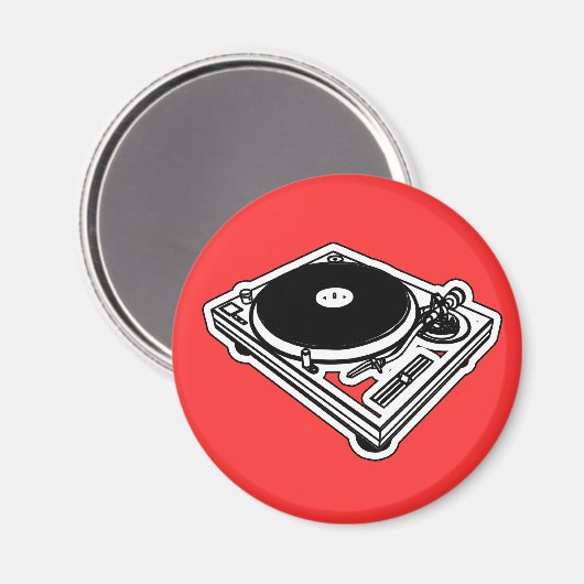 Turntable Magnet (Vorderseite/Rückseite)