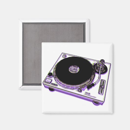 Turntable Magnet (Vorderseite/Rückseite)