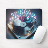 Turntable mit Neon Mousepad (Mit Mouse)