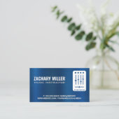 Turntable Mixer Visitenkarte (Stehend Vorderseite)