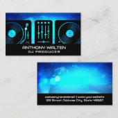 Turntable | Musik | Erzeuger Visitenkarte (Vorne/Hinten)