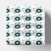 Turntable "Old School Wax" (Vinyl) Geschenkschachtel (Oben)