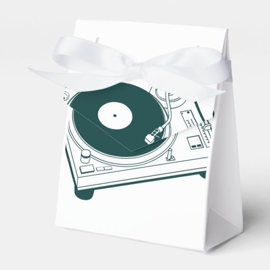 Turntable "Old School Wax" (Vinyl) Geschenkschachtel (Vorderseite)