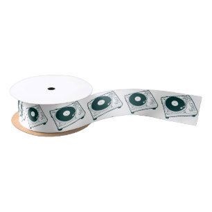Turntable "Old School Wax" (Vinyl) Satinband