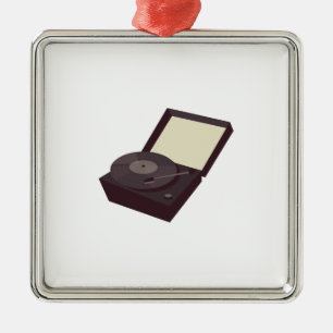 Turntable Ornament Aus Metall