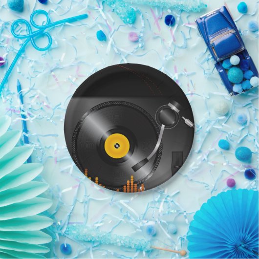 Turntable-PapierTeller Pappteller (Party)