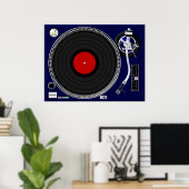 Turntable Poster (Heimbüro)