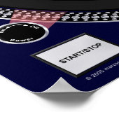 Turntable Poster 24" x 18" (Sie können personalisi (Ecke)