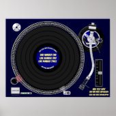 Turntable Poster 24" x 18" (Sie können personalisi (Vorne)