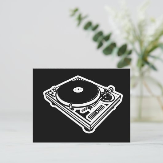 Turntable Postkarte (Stehend Vorderseite)