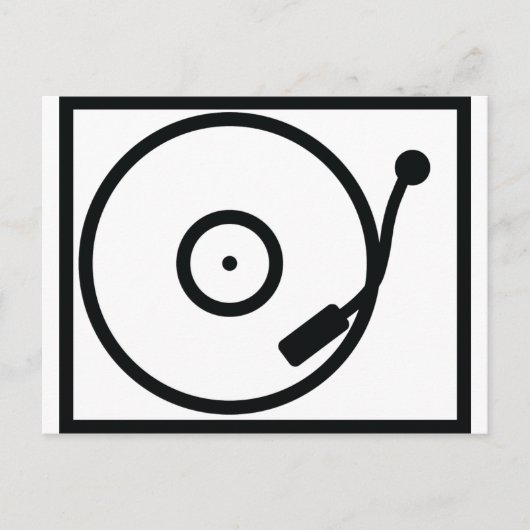Turntable Postkarte (Vorderseite)