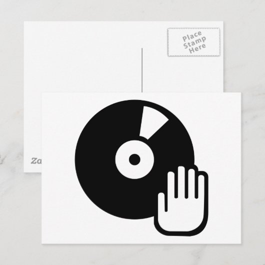 Turntable Postkarte (Vorne/Hinten)