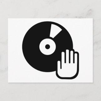 Turntable Postkarte