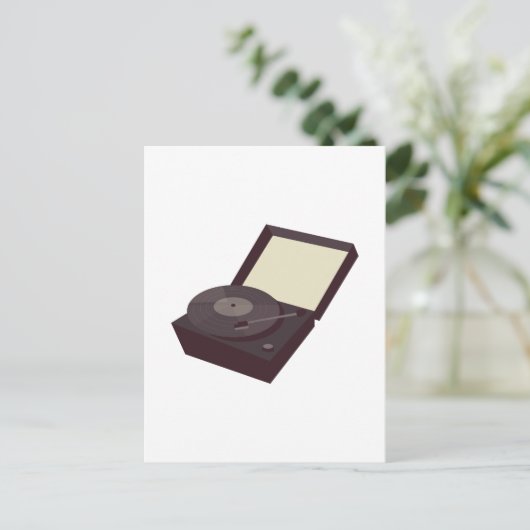 Turntable Postkarte (Stehend Vorderseite)