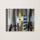 Turntable-Rekordvinylmusik-Ton-Retro Vintages Puzzle (Horizontal)