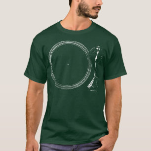 Turntable Retro Music Vintag Audio Vinyl Record P T-Shirt
