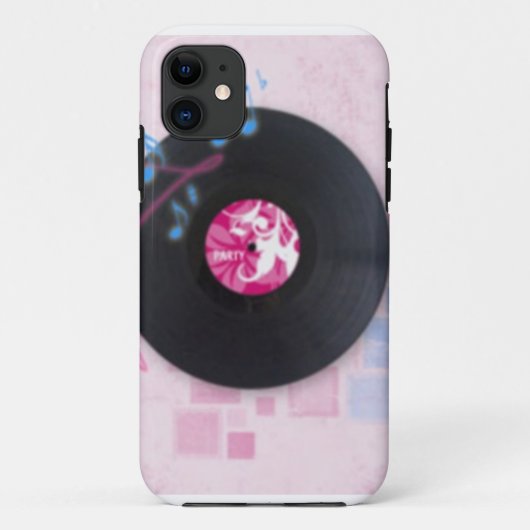 Turntable-rosa Telefon-Kasten Case-Mate iPhone Hülle (Rückseite)