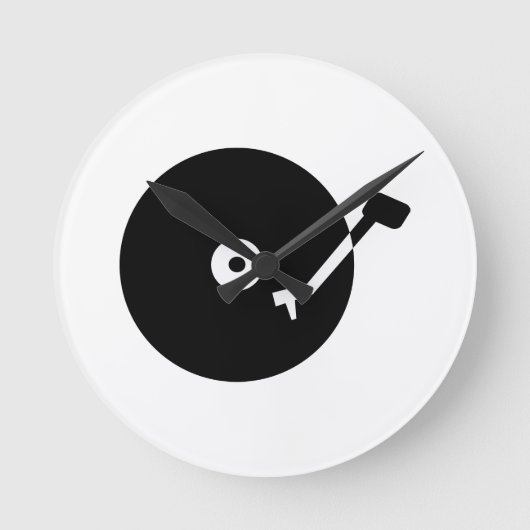 Turntable Runde Wanduhr (Vorderseite)