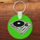 Turntable Schlüsselanhänger (Vorderseite)
