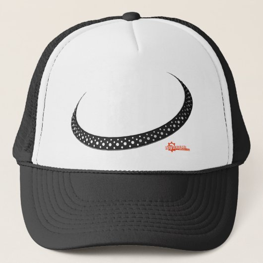 Turntable-Servierplatte - Disc-Jockey-Musik DJ Truckerkappe (Vorderseite)