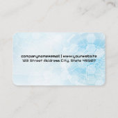 Turntable | Technischer Hintergrund Visitenkarte (Rückseite)