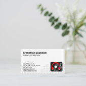 Turntable | Vinyl | Hintergrundinformationen zur E Visitenkarte (Stehend Vorderseite)