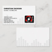 Turntable | Vinyl | Hintergrundinformationen zur E Visitenkarte (Vorne/Hinten)