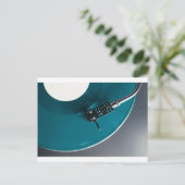 Turntable Vinyl Record Album Music Postkarte (Stehend Vorderseite)