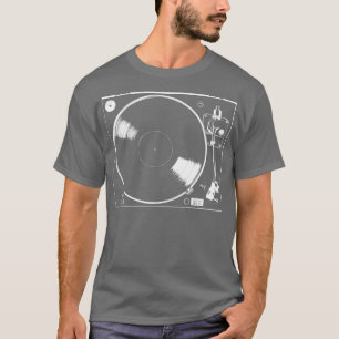 Turntable Vinyl Record Analog Record Music Produzi T-Shirt