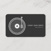 Turntable Vinyl Record Player für Musik Visitenkarte (Vorderseite)