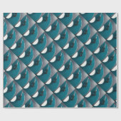 Turntable-Vinylrekordalbum-Musik Geschenkpapier (Flach)