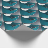 Turntable-Vinylrekordalbum-Musik Geschenkpapier (Ecke)