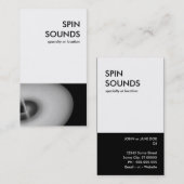 Turntable Visitenkarte (Vorne/Hinten)