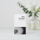 Turntable Visitenkarte (Stehend Vorderseite)
