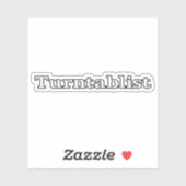 Turntablist Aufkleber (Blatt)