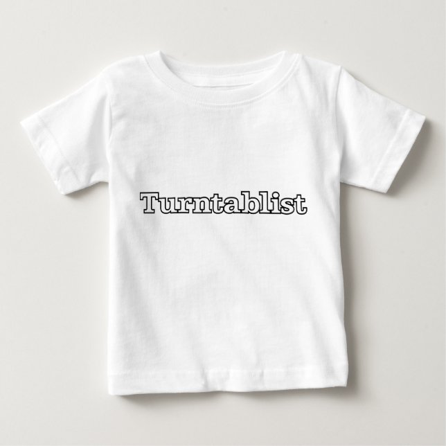 Turntablist Baby T-shirt (Vorderseite)