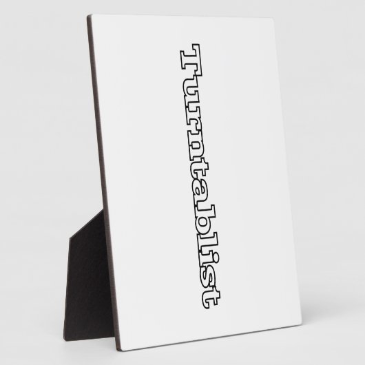 Turntablist Fotoplatte (Seite)