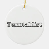 Turntablist Keramikornament (Vorne)