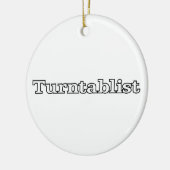 Turntablist Keramikornament (Links)